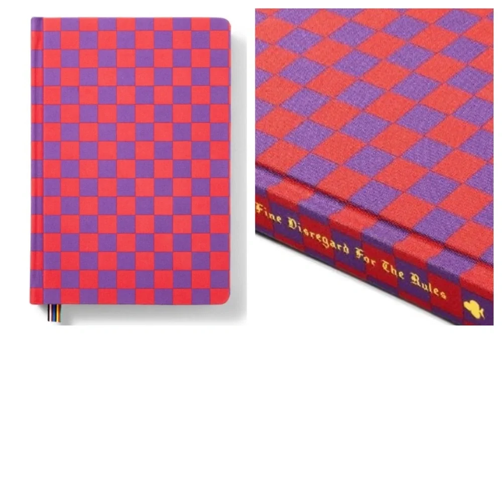Rowing Blazers LIMITED EDITION Checkerboard Print 152 Quad Ruled Page Journal